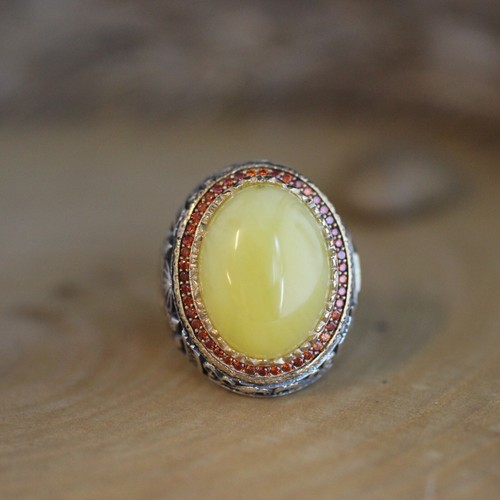 Agate ExpensiveLooking Men's HandCrafted Ring Size 713 925 Sterling