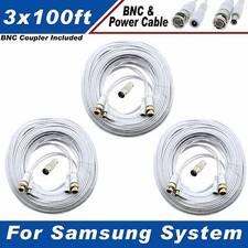  100ft x 3 Premium Cable for Samsung SDC-9443BC 1080P HD BNC Camera