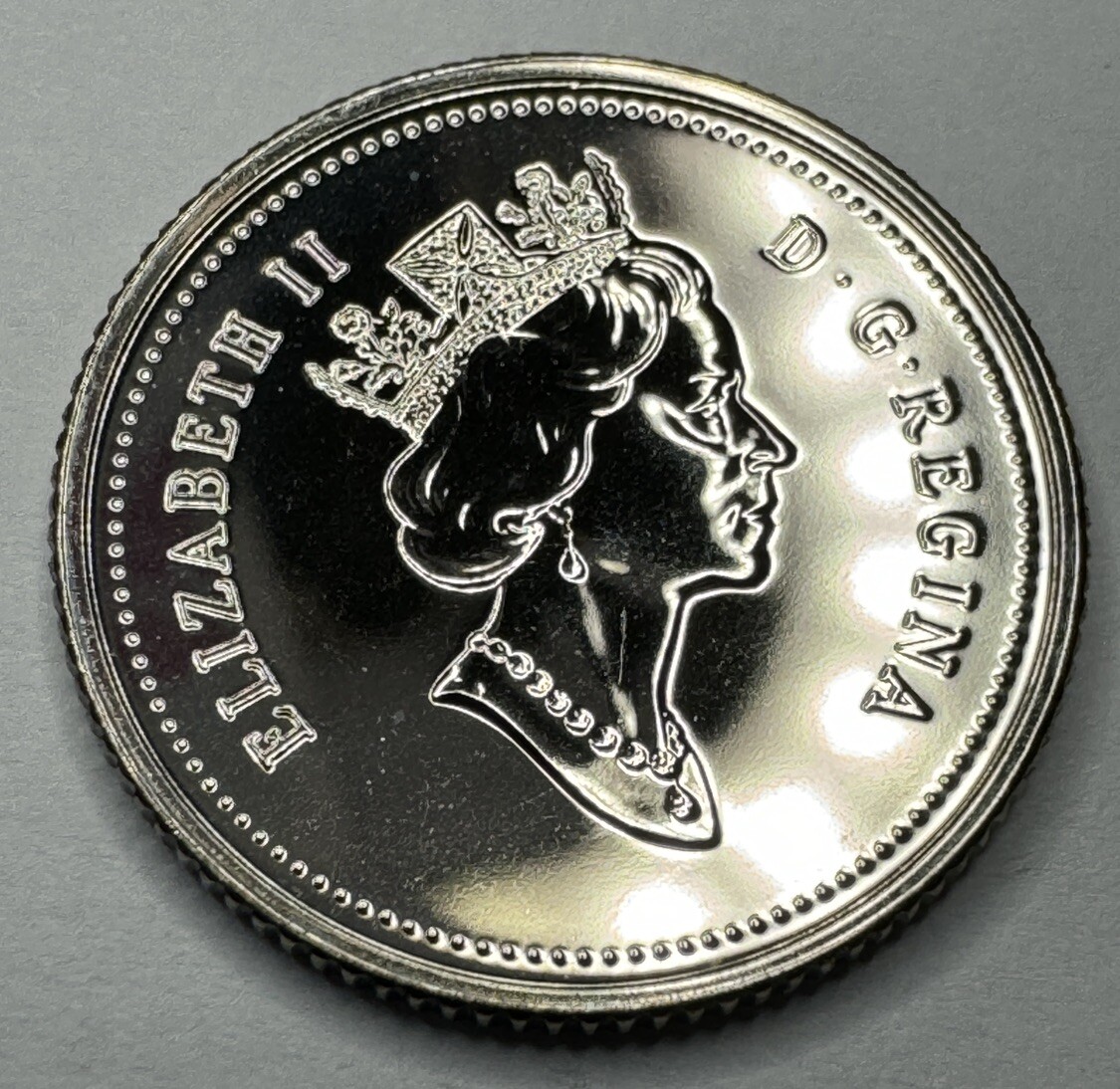 1867-1992 Canadian Proof-Like 10cent Dime Parliament 125th