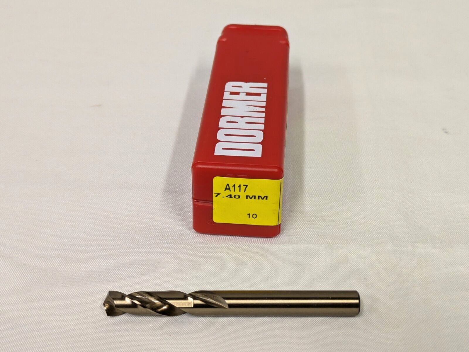 Dormer 7.4mm HSCO Stub Metric Drill Bit A117