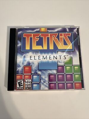Tetris Elements Windows/Mac CD-ROM Software 2004 PC Game Video Game THQ Puzzle 