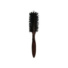 Vintage Goody Faux Wood Grain Hair Brush Nylon Bristles Thumb Grip Handle