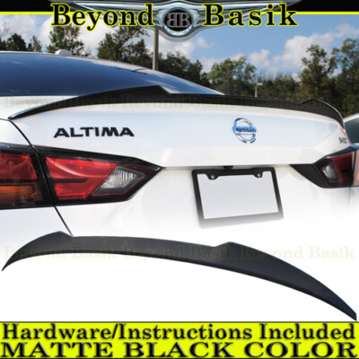 FOR 2019-2020 NISSAN ALTIMA JDM V STYLE PAINTED GLOSSY BLACK TRUNK LID SPOILER FOR 2019-2020 NISSAN ALTIMA JDM V STYLE PAINTED GLOSSY BLACK TRUNK LID SPOILER