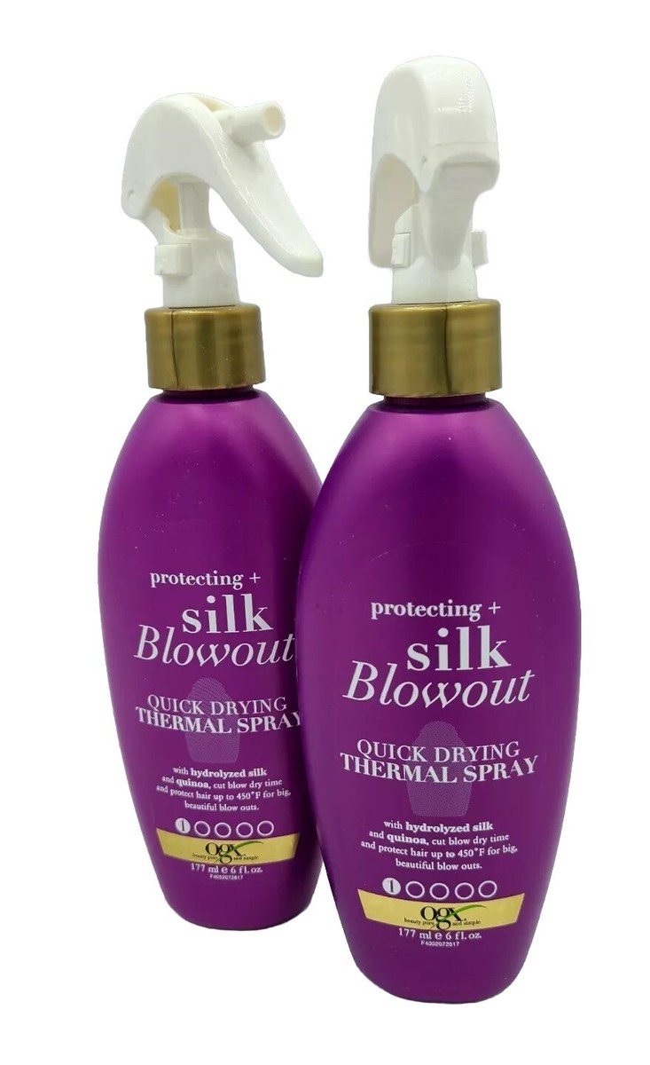 Heat Protectant Ogx Silk Blowout OGX Hair Protecting Silk Blowout