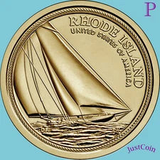 2022-P RHODE ISLAND (RI) INNOVATION UNCIRCULATED DOLLAR (P) PHILADELPHIA MINT