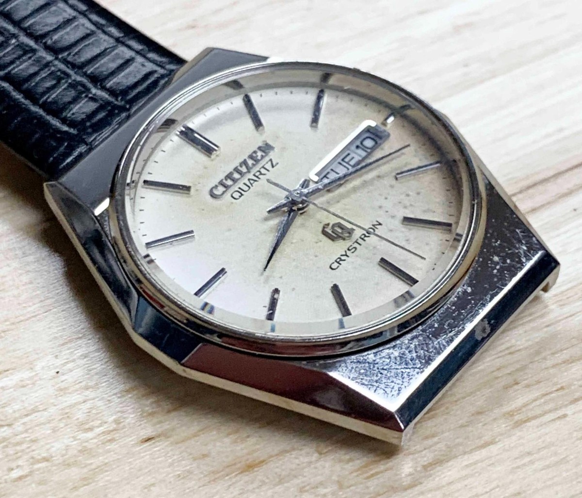 VINTAGE CITIZEN CRYSTRON GN-5-U SENIOR GOLF WINNER PRESENTATION