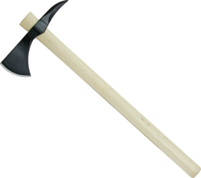 Cold Steel Spike Hawk Fixed Ax Head Blade American Hickory Wood Handle Axe 90SH