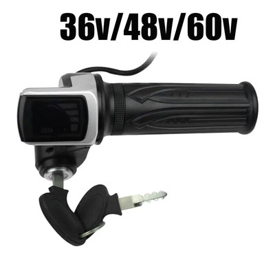 Electric Bike Twist Throttle 36V 48V Grip Speed Display Brushless Controller Kit
