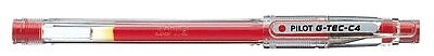 Penna Sfera Gel G-Tec-C4 Rosso 0.4mm  | Pilot