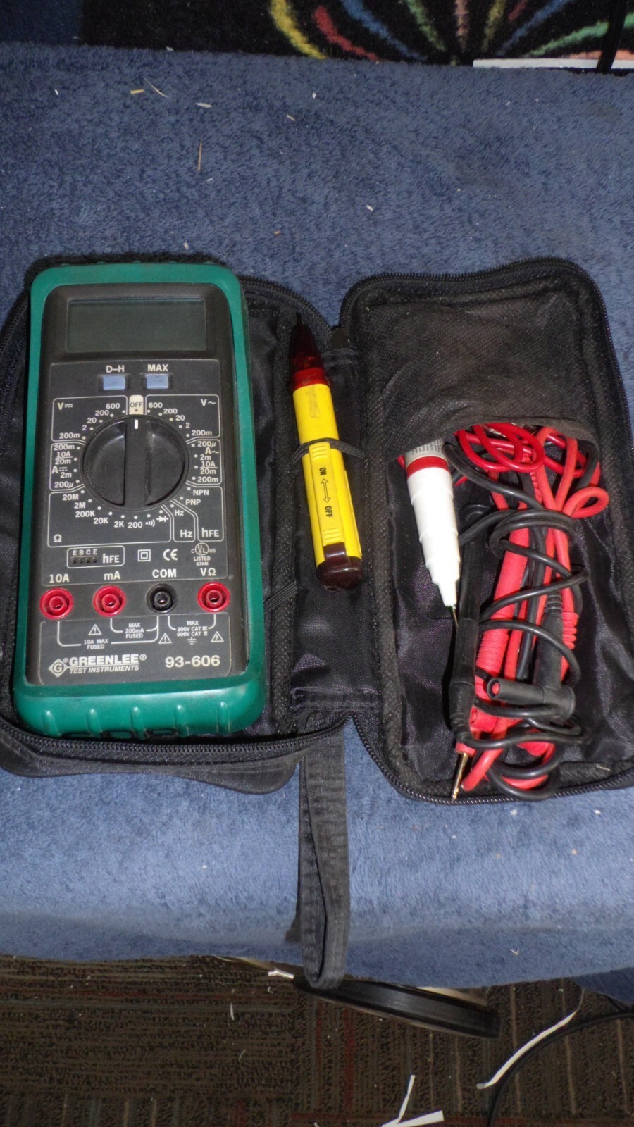 Greenlee 93-606 Digital Multimeter Electrician Testing Meter for sale  online | eBay