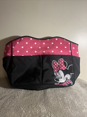 DISNEY Baby Minnie Mouse Polkadot Diaper Bag With Accessories