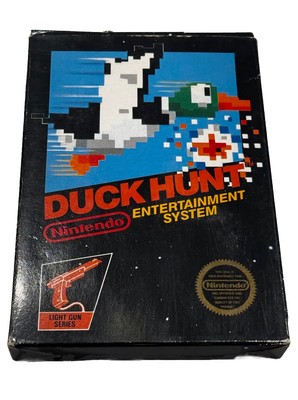 Vintage Nintendo NES Duck Hunt 1985 Authentic 5 Screw With Manual