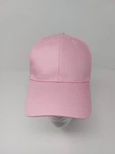 Pink Otto Blank Strap Back Hat Adjustable Cap Discolored