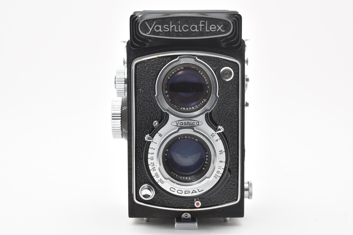 フィルムカメラ Yashicaflex TLR Camera 80mm F/3.5 #516 Yashicaflex New A TLR Film Camera 80mm F/3.5 from JAPAN *Exc+++