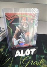 2025 Certified Rookies Quinshon Judkins #CRK-QJS Mirror Green /25 (RC)