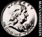 1954 Franklin Half Dollar- Silver- Choice Gem Proof Luster- No Reserve #J9364