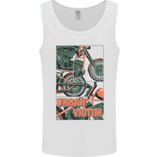 Urban Victim Motorcycle Motorbike Biker Mens Vest Tank Top