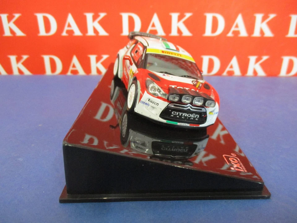 Die cast 1/43 Modellino Auto Citroen DS3 WRC Rally Monza 2011 R. Capello by Ixo - Immagine 3 di 4