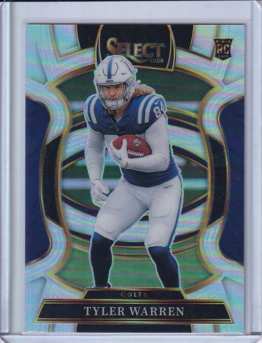 2025 Panini Select #33 Tyler Warren Silver Prizm