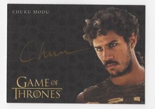 Chuku Modu as Aggo GAME OF THRONES Season 8 Autograph Card Auto Gold