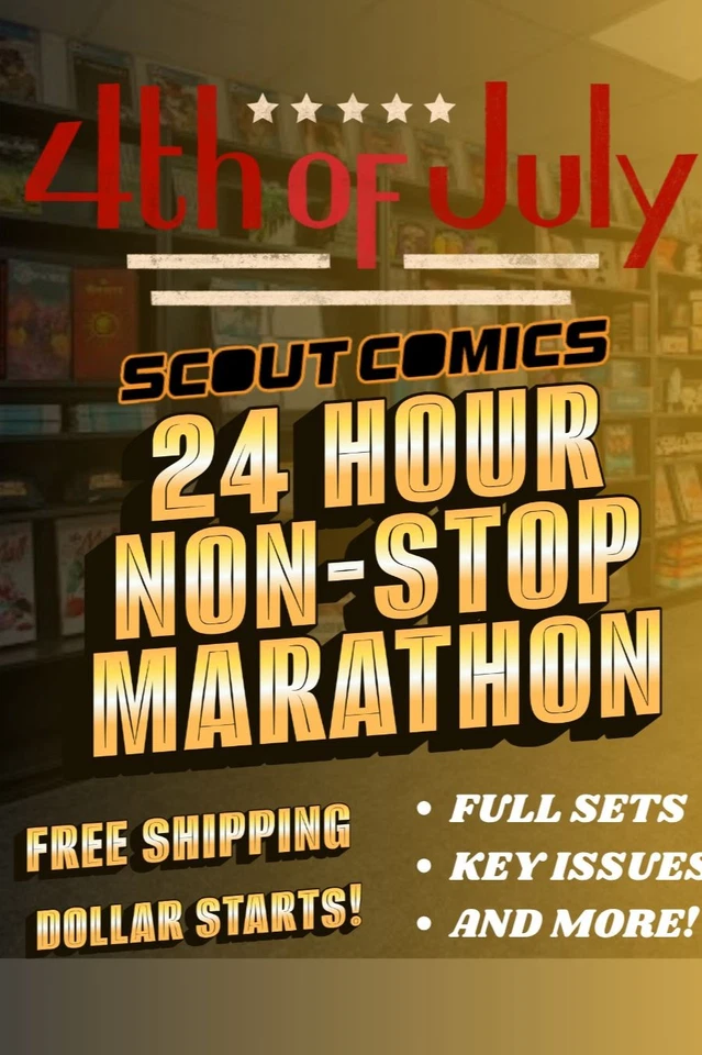 $1 Starts & More - 24 Hour Marathon Show - 40,000 Comic Collection Just In!