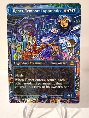 Renet, Temporal Apprentice (Borderless) R Teenage Mutant Ninja Turtles 202 NM