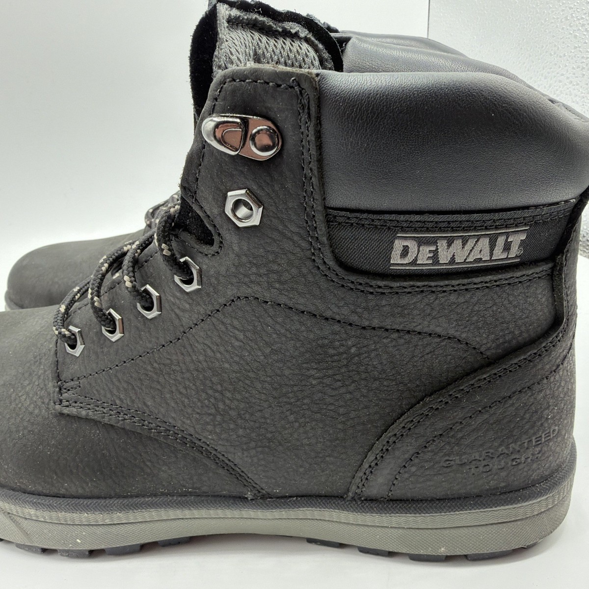 DEWALT Plasma Black Steel Toe Boots Men Size 8.5w (q401) View 5