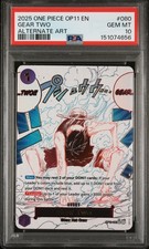 Gear Two (Alternate Art) OP11-080 A Fist of Divine Speed Foil for
