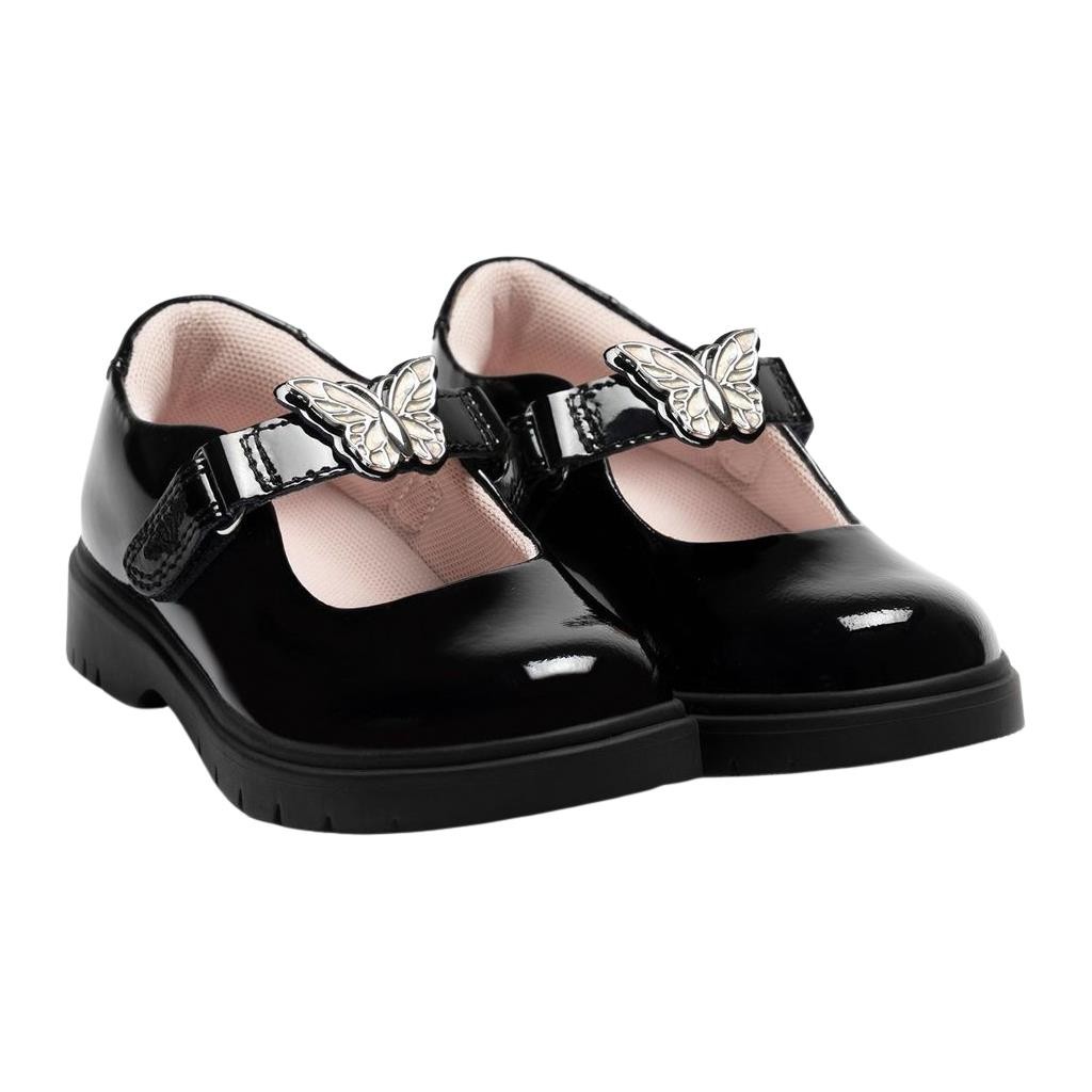 Lelli Kelly LK8926 NE03 Delilah Black Interchanggeable Patent School Shoes