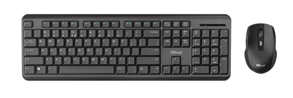 Trust TKM-350 Tastatur Und Maus Set, Kabellos, Deutsches Qwertz-Layout, FlüSsigk-image