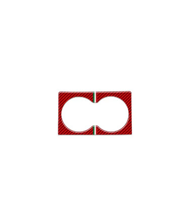 Center Armrest Cup Slot Panel Decoration RED1