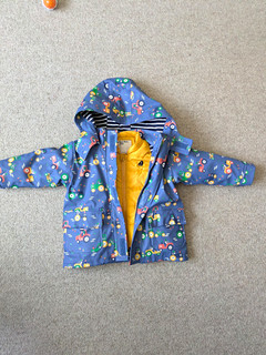 JoJo Maman Bébé 12 18 Months Unisex Splish Splash Hooded Waterproof Rain Coat
