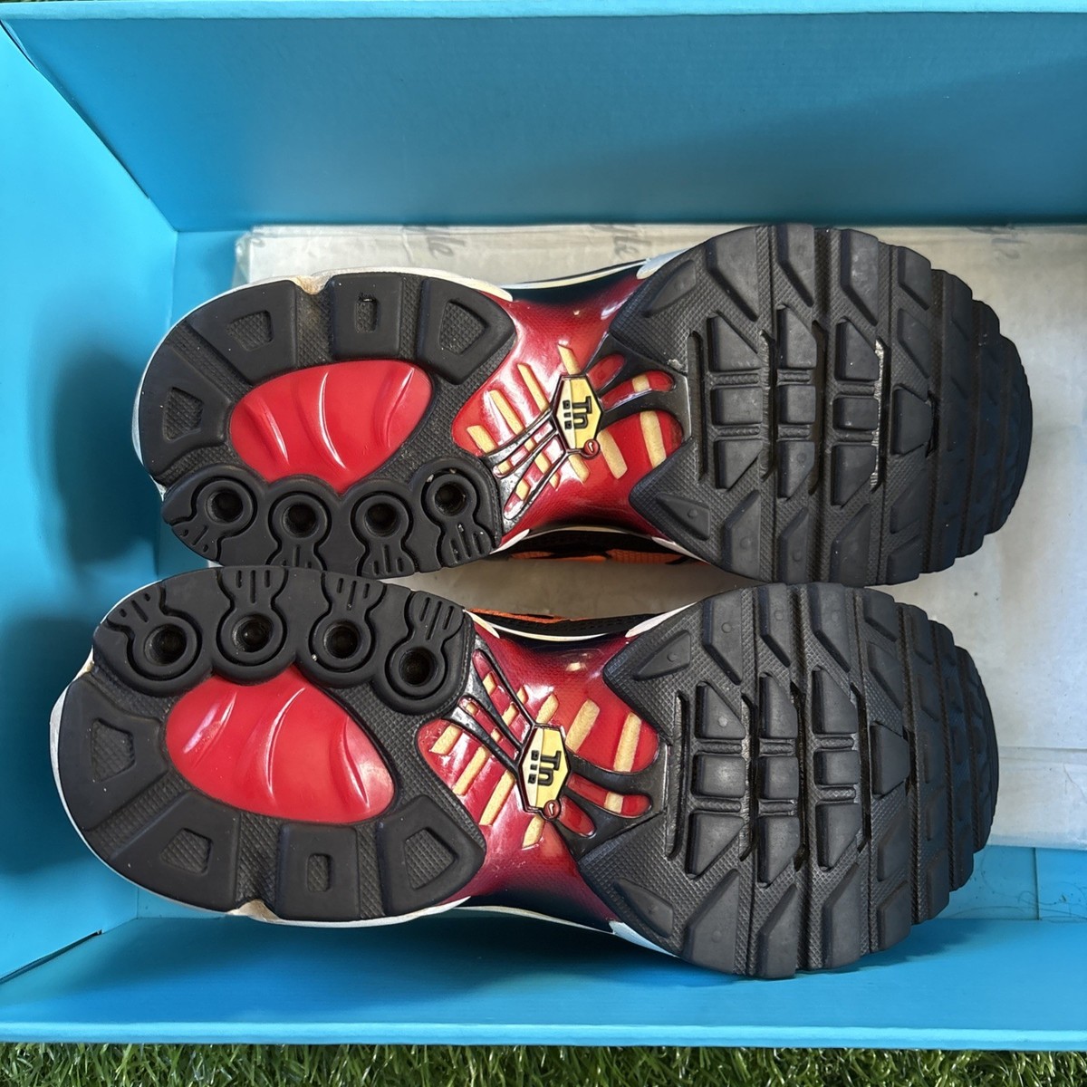 Nike Air Max Plus TN GS Sunset Tiger Orange Sneakers 655020-781 Youth Size 6.5Y — product photo 5 of 5