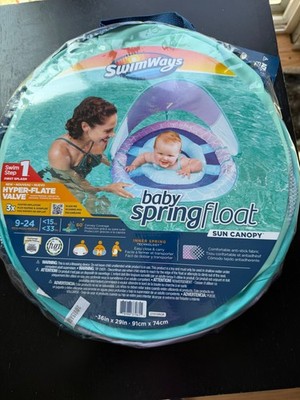 NEW Swimways Baby or  Infant Spring Float  w/Sun Canopy or Toddler Spring Float