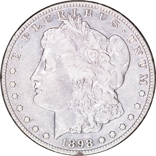 1898-S $1 Morgan Silver Dollar ~ VF Details
