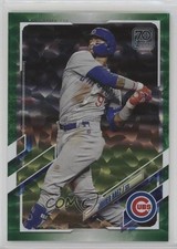 2021 Topps Green 104/499 Javier Baez #322 gh4