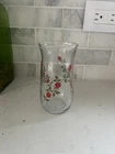 Vintage Anchor Hocking Climbing Red Roses Replacement Glass