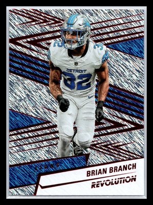 2025 Revolution Brian Branch Storm #109 Detroit Lions NFL