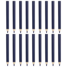 18 Pcs Wooden Colored Pencils Short Oil Based Colored Pencils, Dark Blue