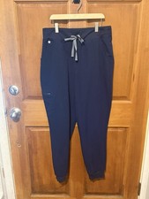 FIGS Zamora Jogger Scrub Pants Dark Blue Women  s Size Large L