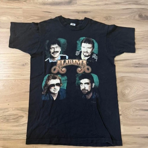 1995 Alabama On Tour Since 1980 country music band tee Singl 1990s vintage concert t-shirt, vintage, single stitch, B+ condition