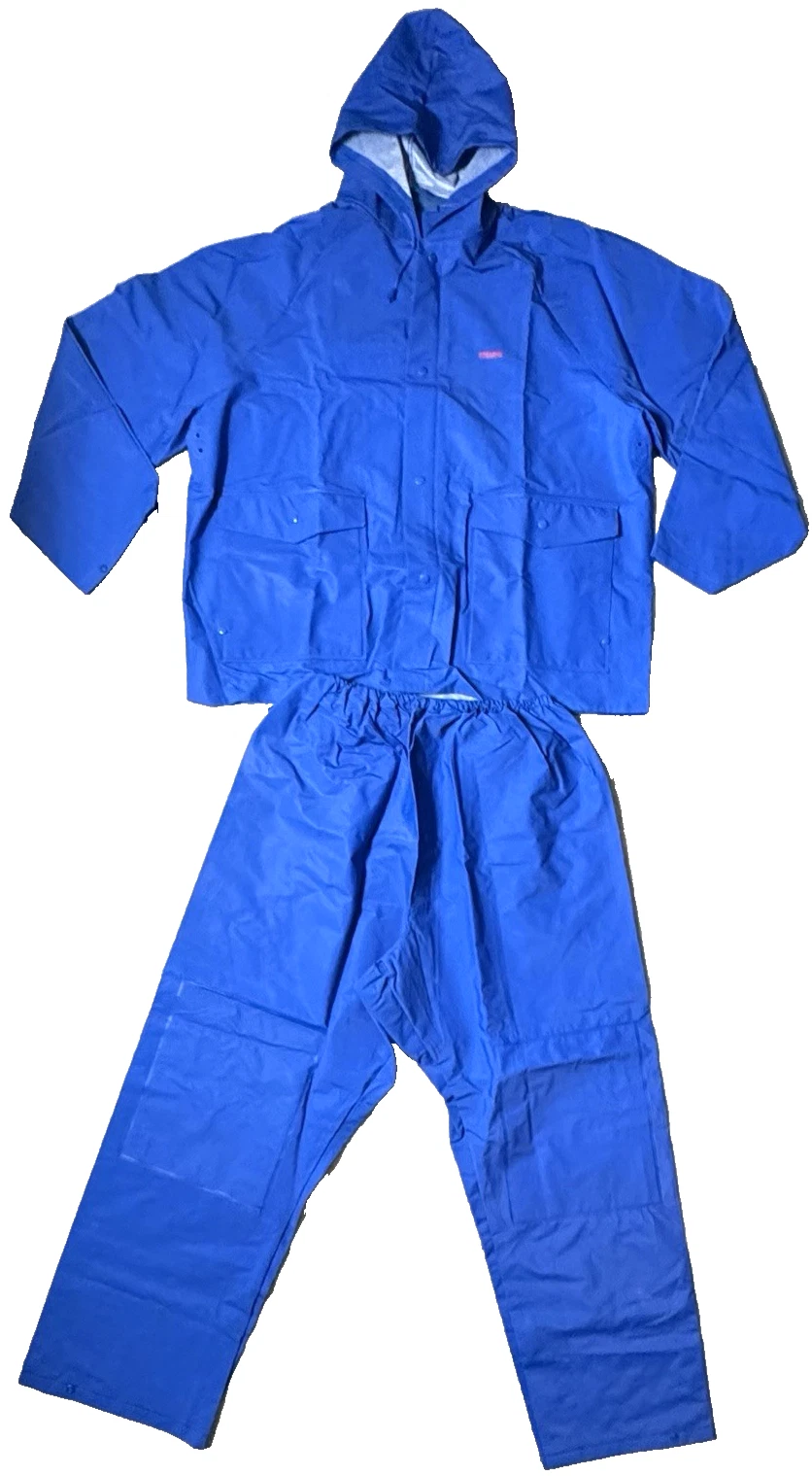 Stearns BLUE Rain Gear Jacket And Pants Set #8265 Men’s Outdoor Hiking Size XXL
Opens in a new windo