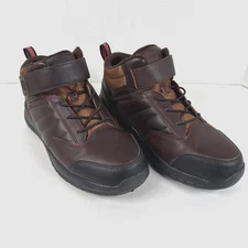 Anodyne No. 56 Trail Diabetic Boots Whiskey Brown Leather Size 9W Wide