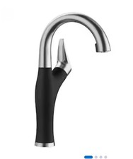 BLANCO Artona Pull-Down High small sink Arc Faucet Coal Black/Stainless 526387