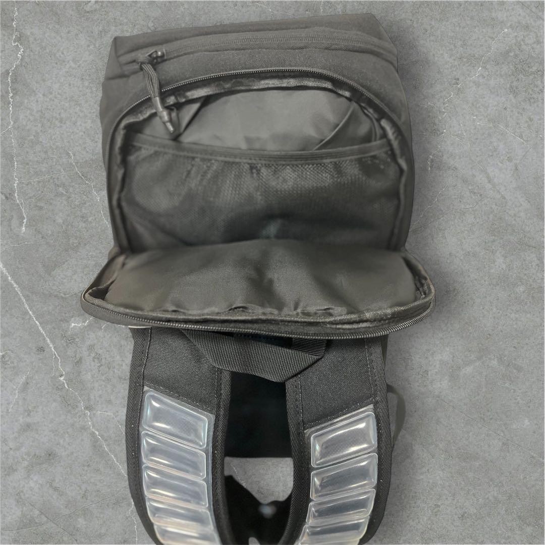 Nike Elite Basketball Backpack Zebra Print Black White Padded Shoulder Straps