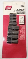 Lisle 70500 Tap Socket Set 8 piece Set Made in USA NEW Sealed Package