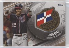 2020 Topps Global Game Medallions Gold 44/50 Juan Soto #GGM-JS o7m