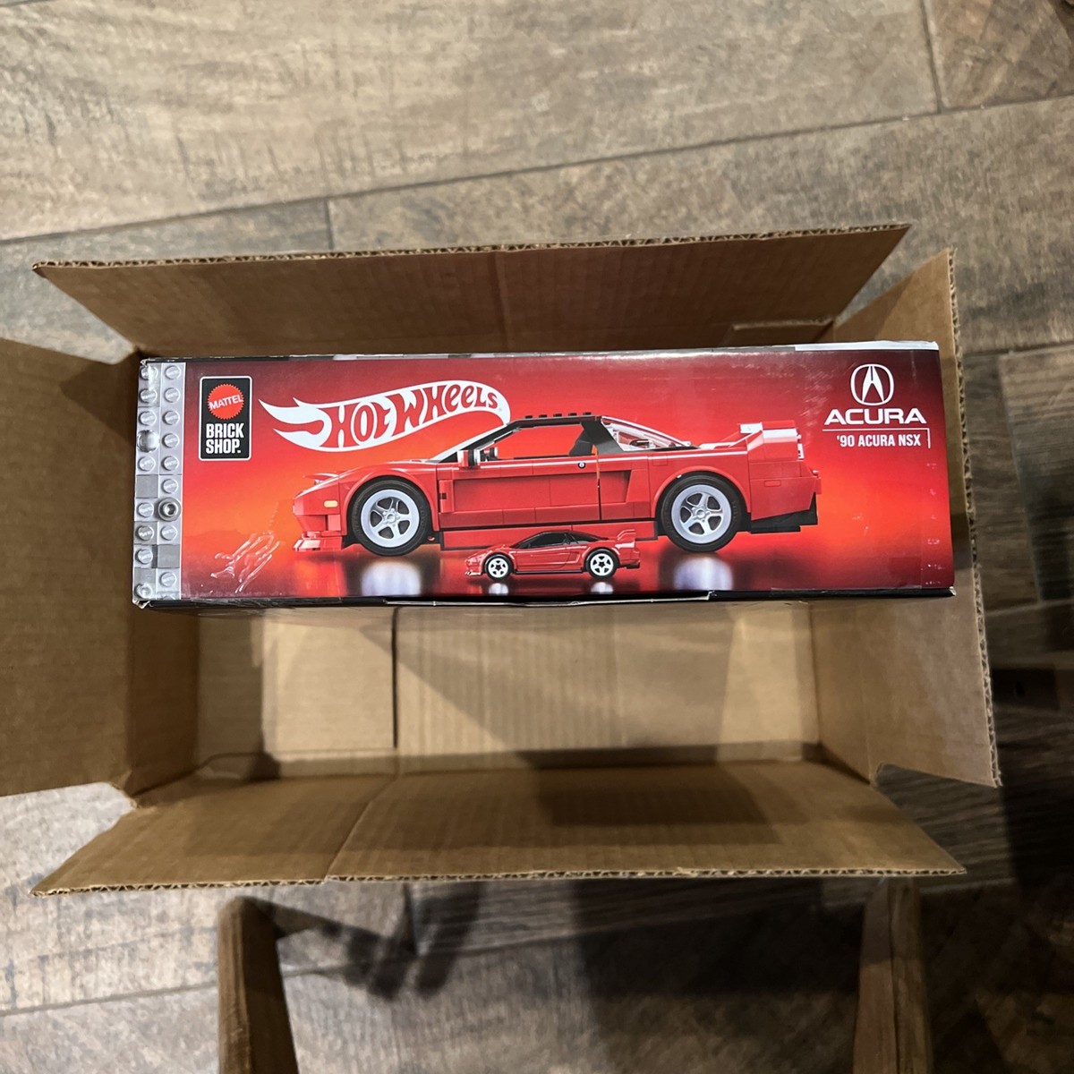 Mattel Brick Shop Hot Wheels Elite Series '90 Acura NSX - 876 Pcs