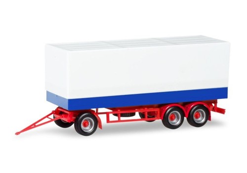 Herpa 076852, remolque cubierto de lona de 3 ejes, escala 1/87 HO | Zustand: New