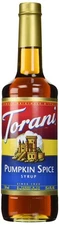 Torani Pumpkin Spice Coffee Syrup 25.4 Fl Oz - Flavoring for Drinks